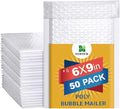 Water Resistant Bubble Envelope Mailers 6 inch x 9 inch #0 White Poly Padded by Unknown