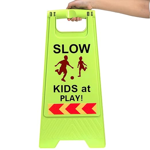 3 Pack Slow Kids at Play Sign, Children Playing Sign - Image 4