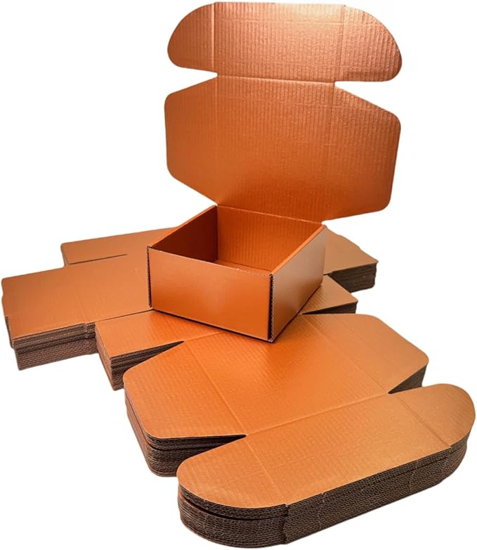 15 Pcs 6 x 6 x 3 inches Corrugated Cardboard Gift Boxes Recyclable Shipping - Image 3