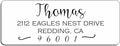 Address Stickers Custom Return Address Labels Roll White Self Adhesive by Labels