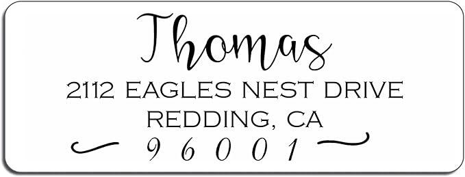 Address Stickers Custom Return Address Labels Roll White Self Adhesive by Labels