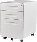 3 Drawer File Cabinet with Lock, Under Desk File Cabinet, Three Drawer Filing by SISESOL