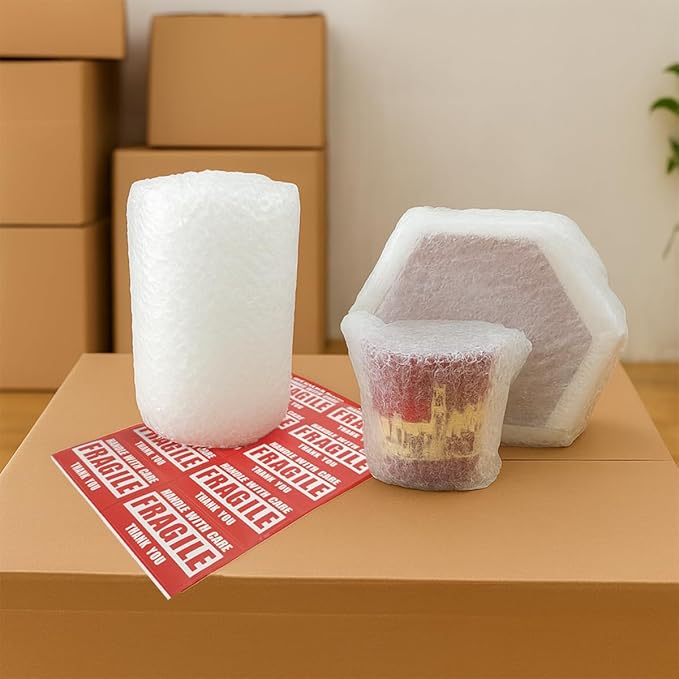 Bubble Cushioning Wrap Roll 8in x 36ft 1roll Bubble Cushion Packing Wrap - Image 4