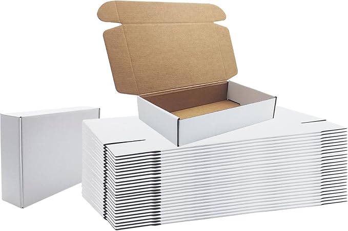 10x6x2 inches Shipping Boxes Set of 25, Holidays Gift and Small Business Giving by Unknown