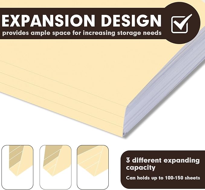 60 Pack Manila File Folders - Image 4