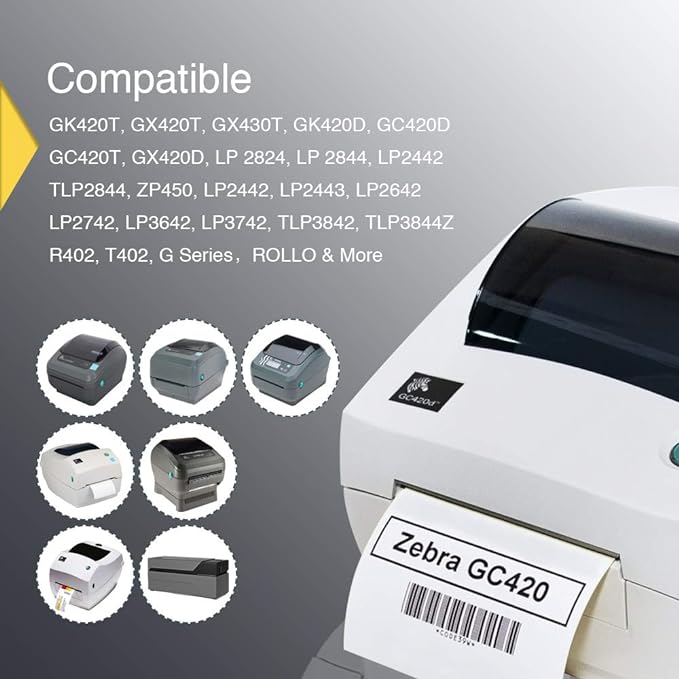 BETCKEY - 4" x 5" Large Shipping & Multipurpose Labels Compatible - Image 3