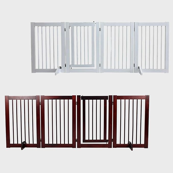 Wooden Freestanding Pet Gate, Pet Gate - Image 6