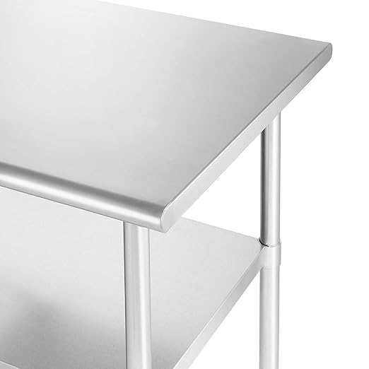 GRIDMANN NSF Stainless Steel Work & Prep Table 72 x 30 Inches - Image 3