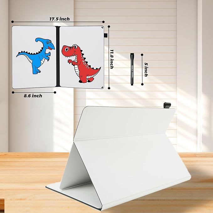 Portable White Board Small Dry Erase Board, A4 Reusable Notebook - Image 2