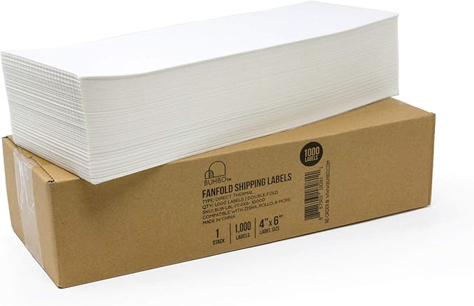 Buhbo 4" x 6" Direct Thermal Labels - Image 4