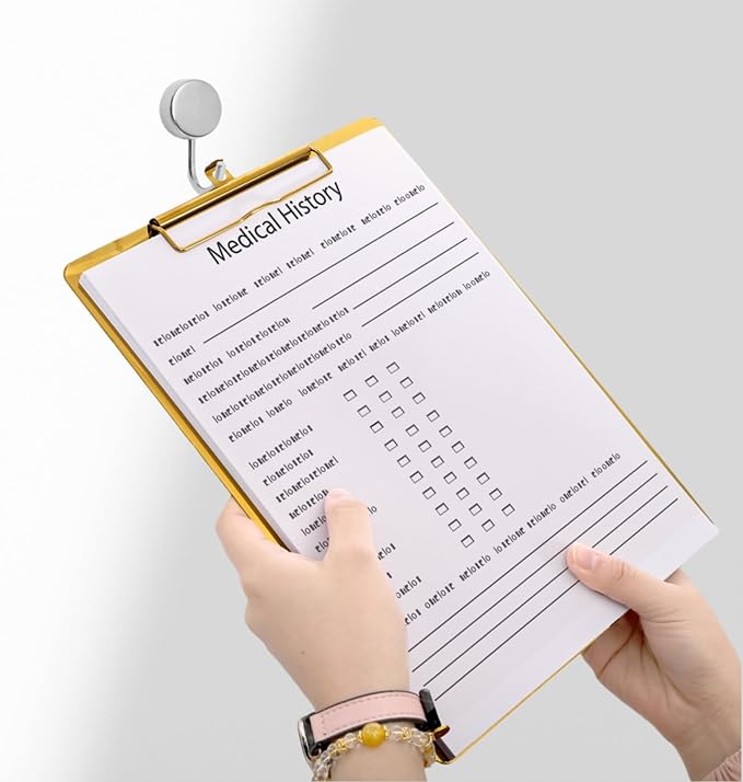 2 Pack Heavy Duty Metal Clipboards, Stainless Steel Clip Board - Image 4