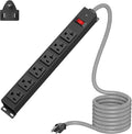 Heavy Duty Power Strip 20 amp Surge Protector, Wall mountable Power Strip by HEZI