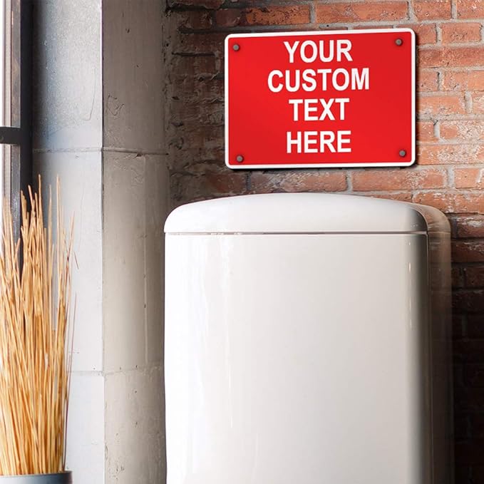 Aluminum Weatherproof Metal Sign Multiple Sizes Custom Personalized Text Here - Image 5