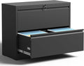 2 Drawer Lateral File Cabinet by BIZOEIRON