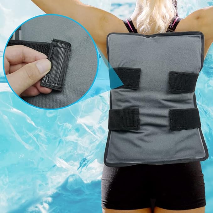 Extra Large Ice Pack for Injuries Reusable, Full Back Ice Pack Large Gel Ice - Image 3