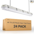 Sunco LED Ready Fixture for Garage Ceiling, 4ft Shop Lights Holds 2 LED Tube by SuncoLighting
