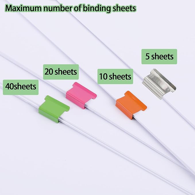 2 Pcs Clam Clip Dispensers Recyclable Handheld Paper Clip Dispenser - Image 5