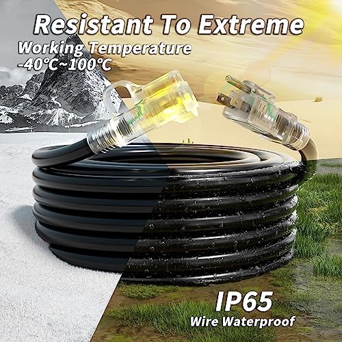 PlugSaf 14/3 Gauge 6 FT Extension Cord Outdoor, Heavy Duty Extension Cord - Image 7