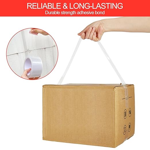 6 Rolls of Clear Shipping Packaging Tape, Packing Tape, Cardboard Tape - Image 6