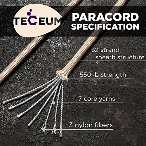Paracord Rope 550 lb 4mm – Parachute Cord – Utility Camping Rope - Image 2