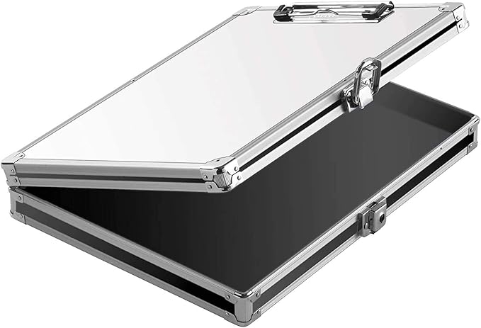 Vaultz Whiteboard Locking Storage Clipboard, Holds 8.5 x 11 Sheets - Image 2