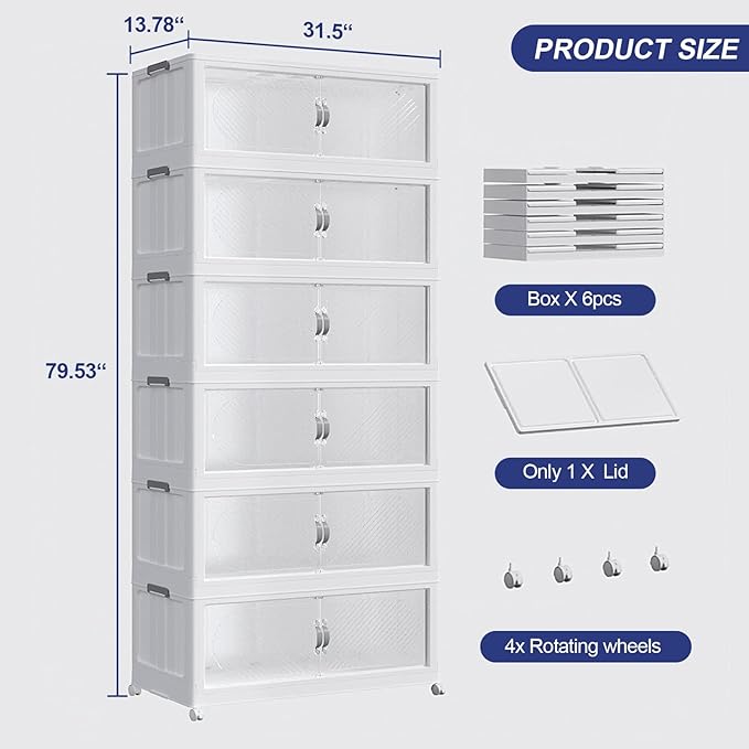 960QT Plastic Stackable Storage Bins - Image 2