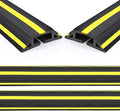 Eapele 10 ft Floor Cable Cover Protector, Heavy Duty PVC Duct Easy to Unroll by Eapele