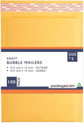 PackageZoom #5 10.5 x 16 Padded Envelopes Kraft Bubble Mailer Shipping by packagezoom