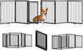 Full Metal Freestanding Dog Gate by SNUOWU