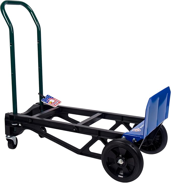 400 lb Capacity Ultra Lightweight Super Strong Nylon Convertible Hand Truck & - Image 9