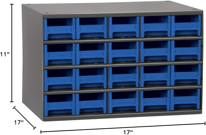 Akro-Mils Steel Garage Storage Cabinet, Small Parts Organizer Metal Cabinet - Image 5
