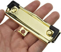 HAHIYO 3.94 Inches Gold Metal Mountable Clipboard Clips by HAHIYO