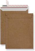 Rigid Mailers 30 Pack 6.25 x 8.25 inches Brown Self Seal Stay Flat Bulk by Bonfasvo