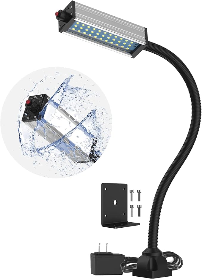 Flexible Work Light, Machine Light, Gooseneck Led Light IP66 Waterproof 800 by XinYiQimachinelightilluminateallthedarkness