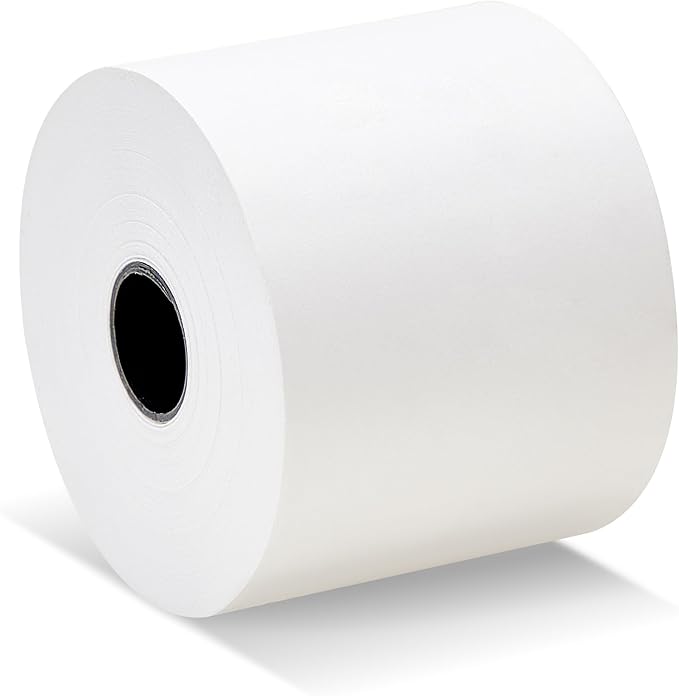 2 1/4 x 150 ft White Adding Machine Tape Paper Rolls Premium One Ply Register - Image 4