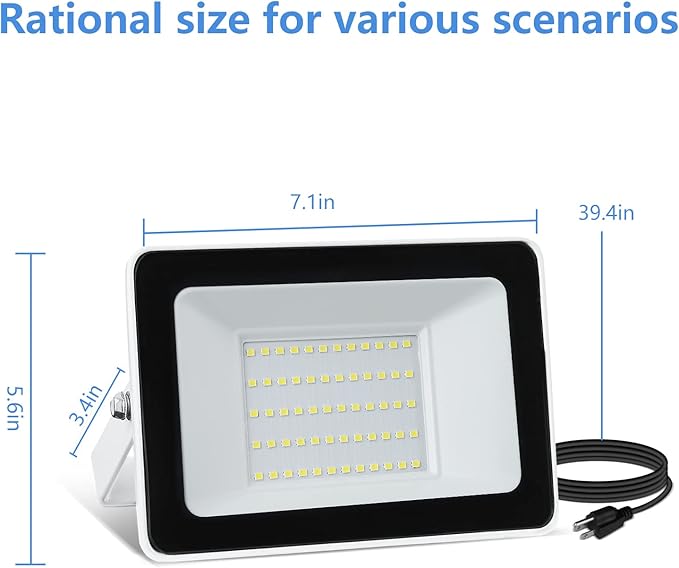 UFOND 5000 Lumens LED Flood Light - Image 3
