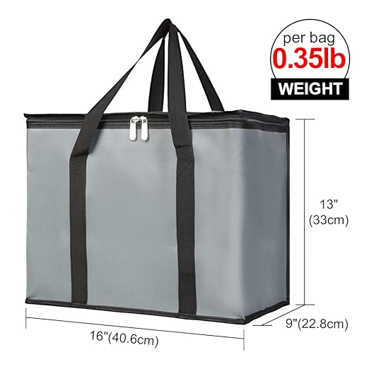 Bodaon 4-Pack Soft Cooler Bag Insulated, X-Large Collapsible Grocery Shopping - Image 2