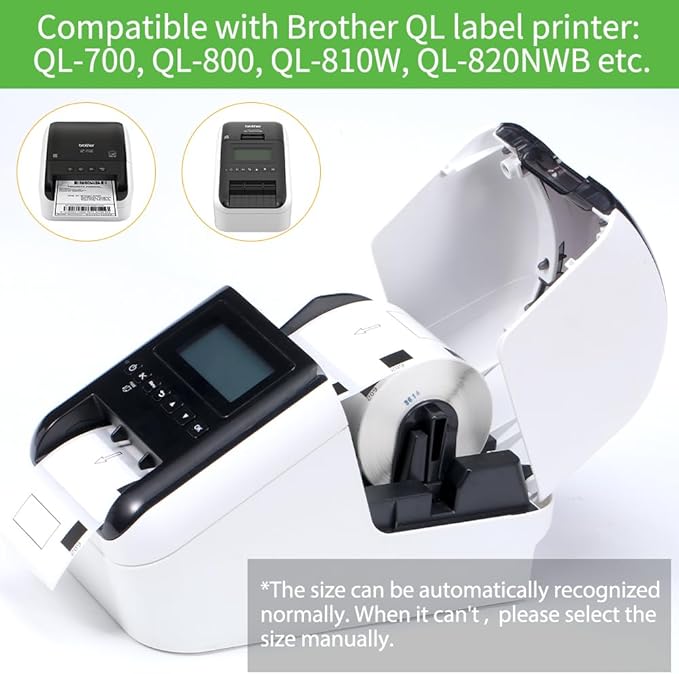 Replace for Brother DK-1209 Small Address Label, 29 x 62mm, 800 Stickers per - Image 2