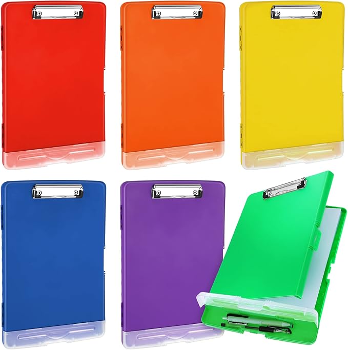 Crtiin 6 Pcs Plastic Clipboard by Crtiin