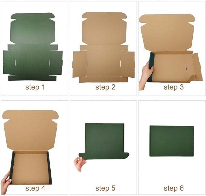 25 Pack Corrugated Packaging Box Mailers Shipping - Image 5
