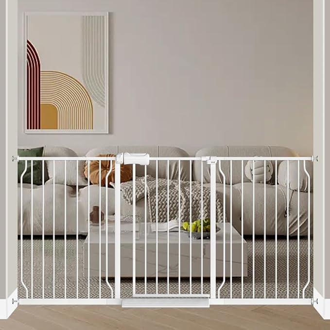 Fairy Baby Extra Wide Baby Gates 67-71.5 Inch, Auto Close Child Safety Gates - Image 2