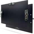 Three Black Clip Aluminum 11x17 Clipboard Metal Stainless Hangable Clipboards by Liushun