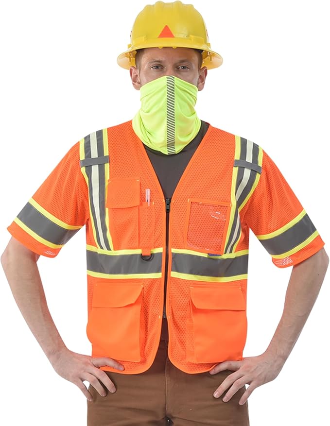 AYKRM 11 color High Vis Reflective Safety Vest by AYKRM