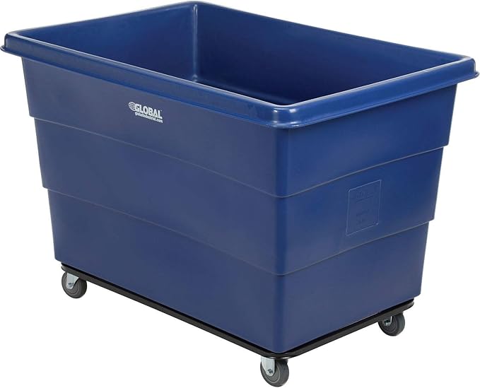 Global Industrial 20 Bushel Plastic Bulk Box Truck, Steel Chassis Base - Image 7