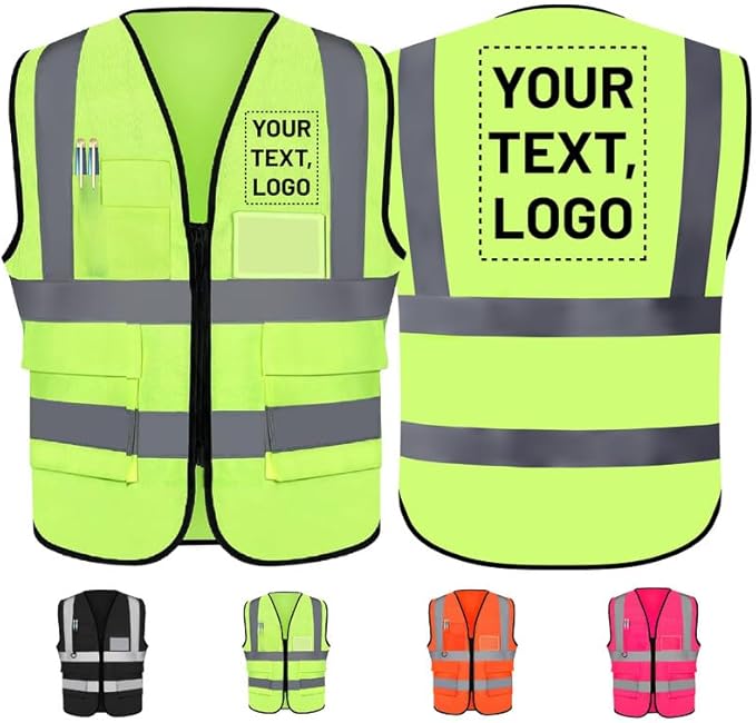 Personalized Safety Vest with Name & Logo by PersonalizedPassion
