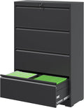 File Cabinets 4 Drawer, Metal Office Storage Filing Cabinet by FLIXELIO