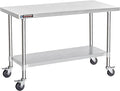 DuraSteel 30x60 NSF Stainless Steel Cart by DuraSteel