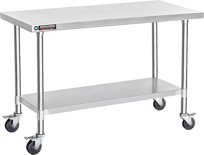 DuraSteel 30x60 NSF Stainless Steel Cart by DuraSteel