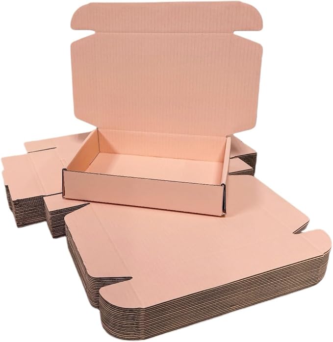 50 Pcs 11.8 x 8.5 x 2 inches Large Size Corrugated Cardboard Gift Boxes - Image 3