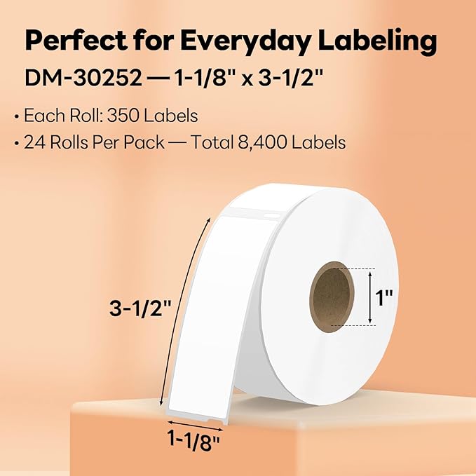 Compatible DYMO 30252 Direct Thermal Address Labels, Replacement - Image 2